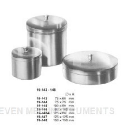 Picture of Round Metal Boxes and Medicine Cups