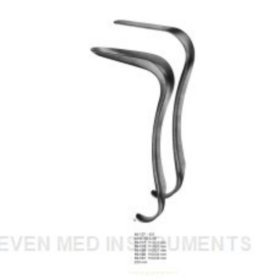Picture of Vaginal Specula- upper and lowe blades