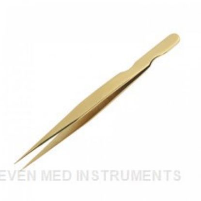 Picture of Gold titanium tweezers