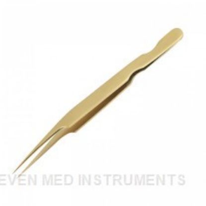 Picture of Gold titanium tweezers