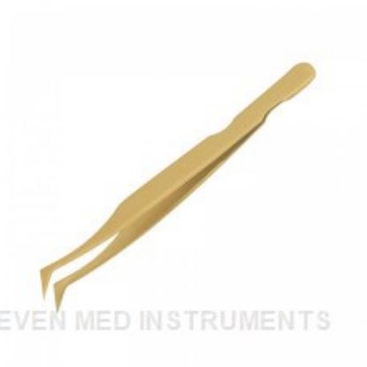 Picture of Gold titanium tweezers